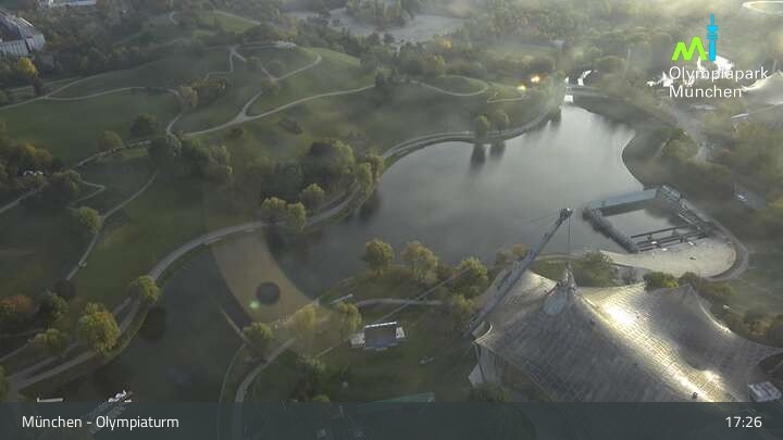 Archived image Webcam View over the Olympic Park Munich