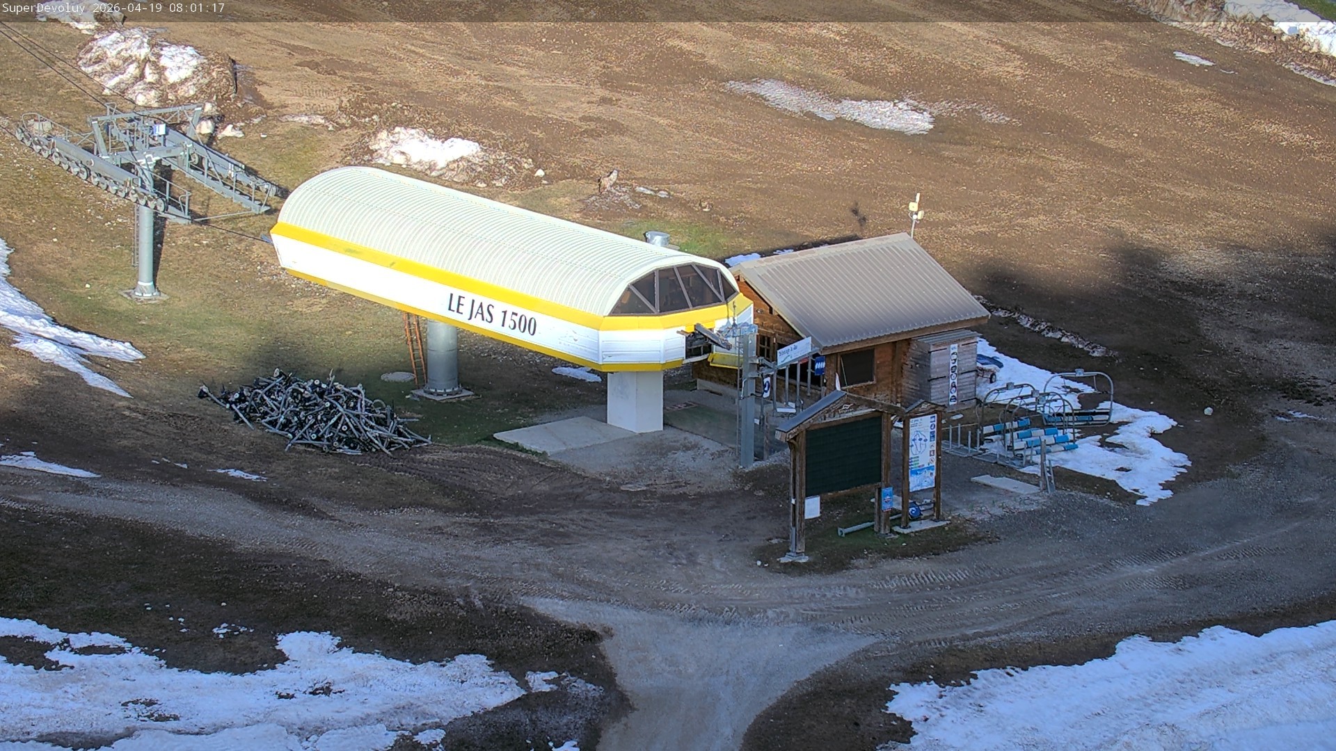 Archived image Webcam Pic de Bure summit (2709m)