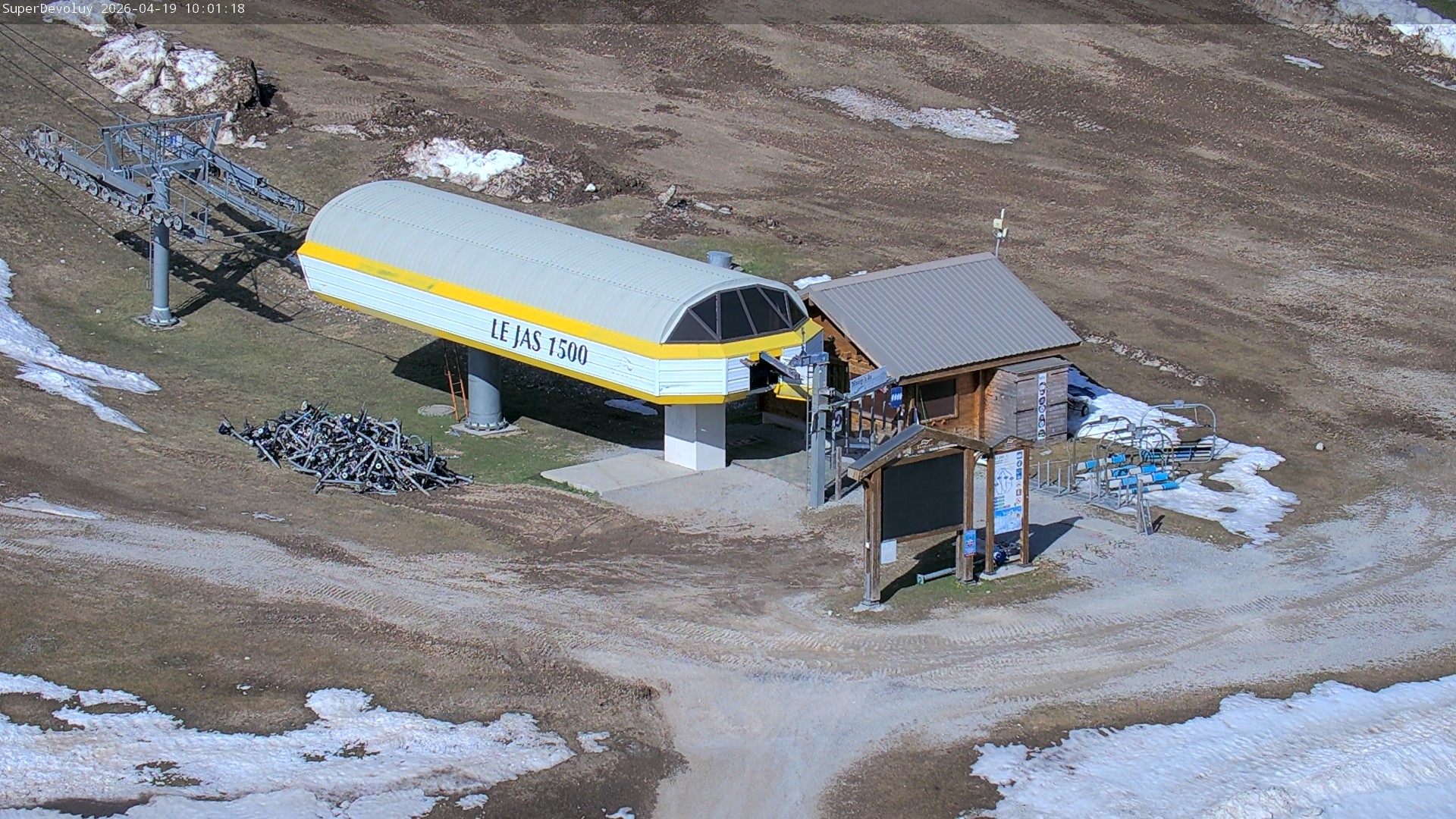 Archived image Webcam Pic de Bure summit (2709m)