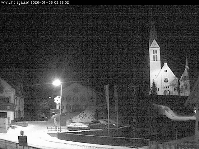 Archiv Foto Webcam Holzgau: Kirche