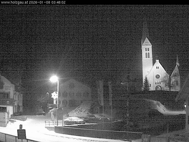 Archiv Foto Webcam Holzgau: Kirche