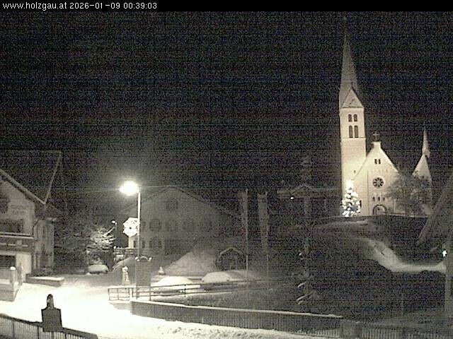 Archiv Foto Webcam Holzgau: Kirche