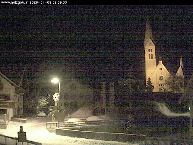 Archiv Foto Webcam Holzgau: Kirche
