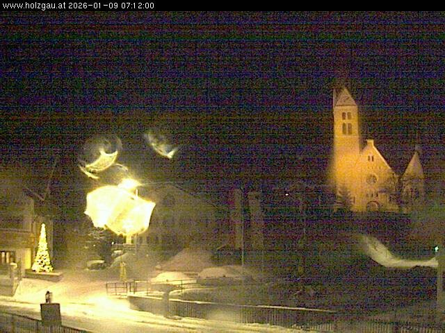 Archiv Foto Webcam Holzgau: Kirche
