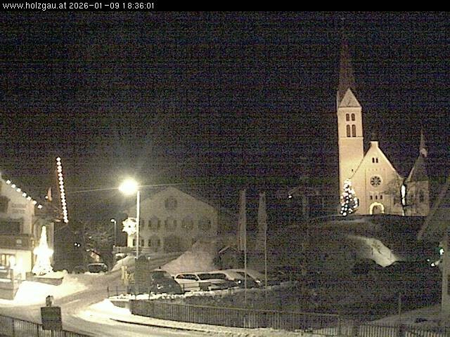 Archiv Foto Webcam Holzgau: Kirche