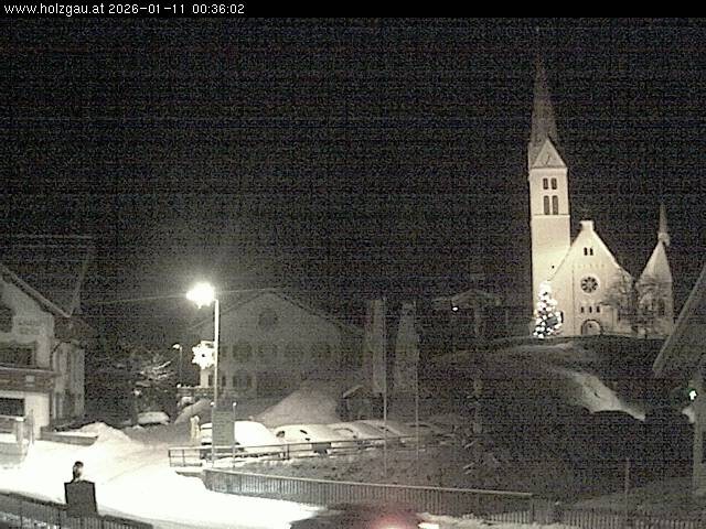 Archiv Foto Webcam Holzgau: Kirche