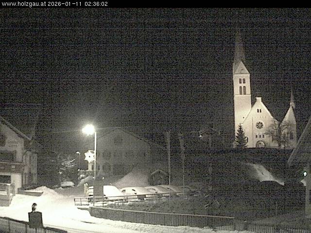 Archiv Foto Webcam Holzgau: Kirche