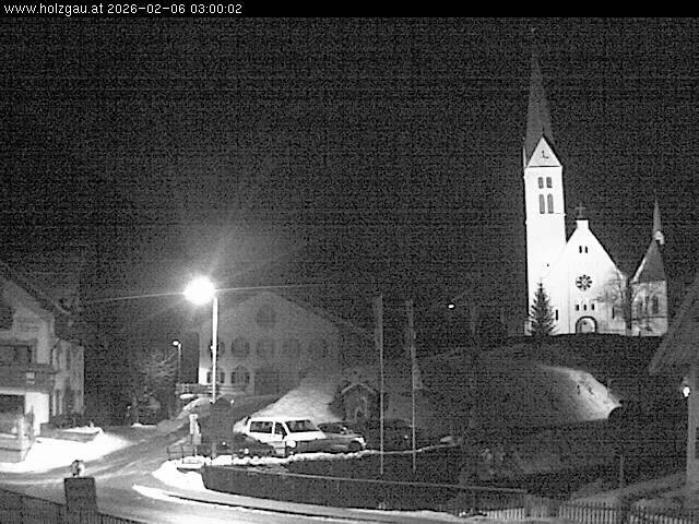 Archiv Foto Webcam Holzgau: Kirche