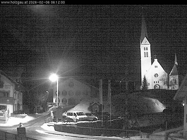Archiv Foto Webcam Holzgau: Kirche