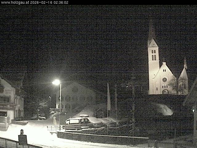 Archiv Foto Webcam Holzgau: Kirche