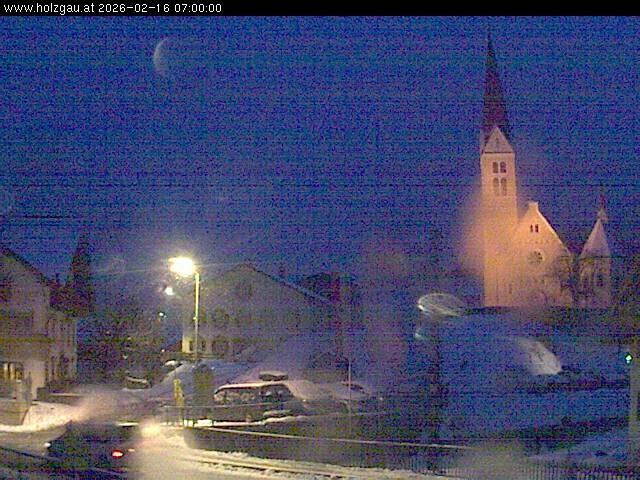 Archiv Foto Webcam Holzgau: Kirche