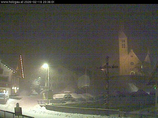 Archiv Foto Webcam Holzgau: Kirche