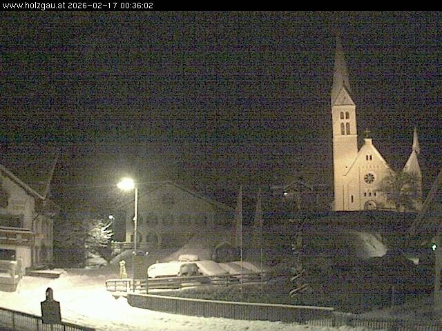 Archiv Foto Webcam Holzgau: Kirche