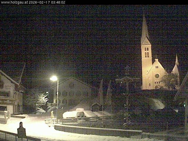 Archiv Foto Webcam Holzgau: Kirche