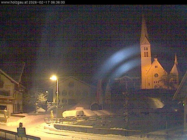 Archiv Foto Webcam Holzgau: Kirche