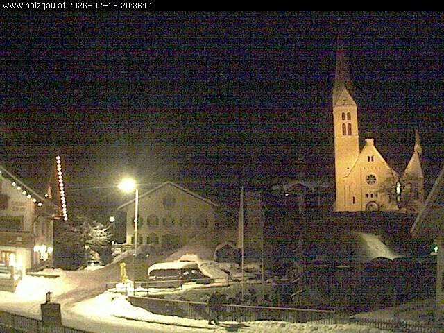 Archiv Foto Webcam Holzgau: Kirche