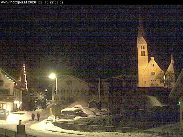 Archiv Foto Webcam Holzgau: Kirche