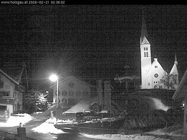 Archiv Foto Webcam Holzgau: Kirche