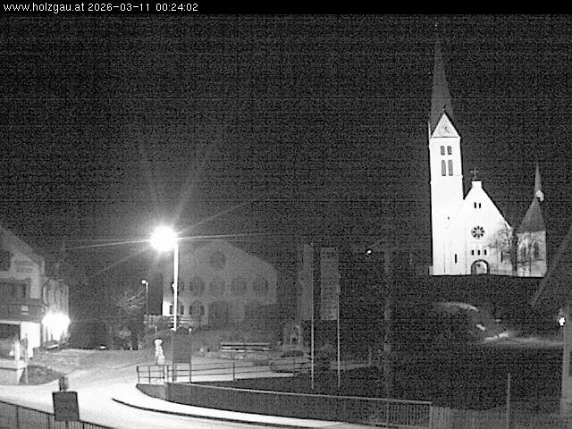 Archiv Foto Webcam Holzgau: Kirche