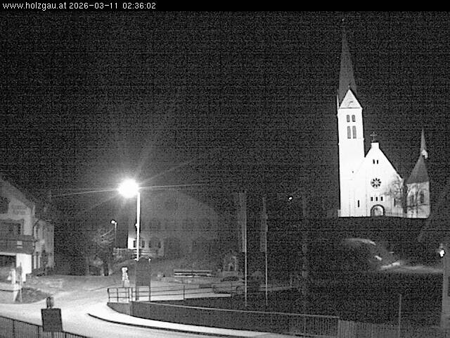 Archiv Foto Webcam Holzgau: Kirche