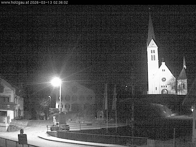 Archiv Foto Webcam Holzgau: Kirche