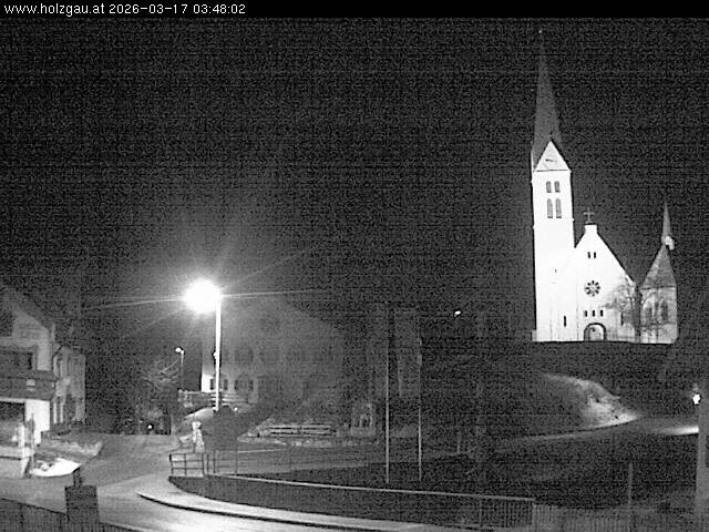 Archiv Foto Webcam Holzgau: Kirche