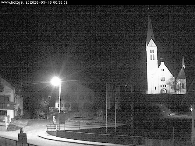 Archiv Foto Webcam Holzgau: Kirche