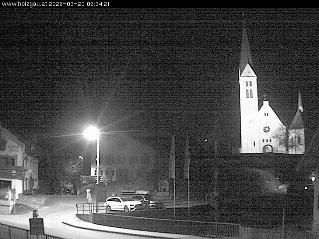 Archiv Foto Webcam Holzgau: Kirche
