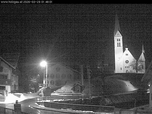 Archiv Foto Webcam Holzgau: Kirche