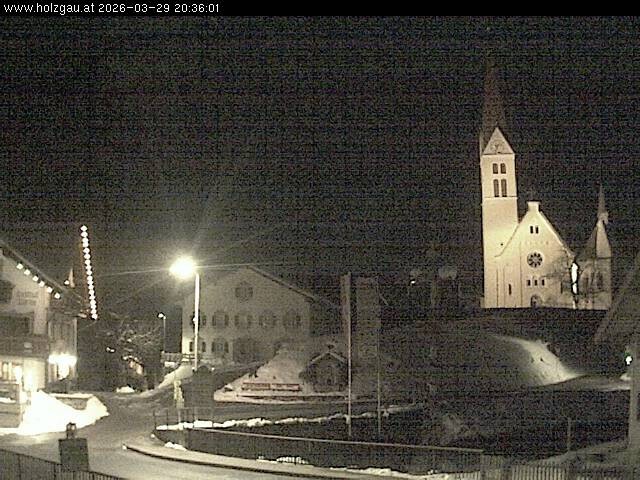 Archiv Foto Webcam Holzgau: Kirche