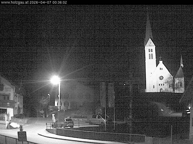 Archiv Foto Webcam Holzgau: Kirche