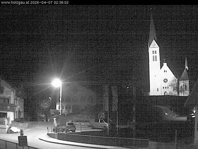 Archiv Foto Webcam Holzgau: Kirche