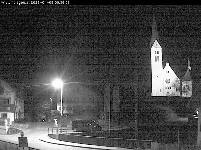 Archiv Foto Webcam Holzgau: Kirche