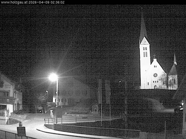 Archiv Foto Webcam Holzgau: Kirche
