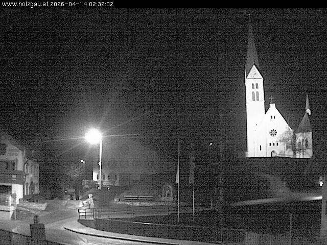 Archiv Foto Webcam Holzgau: Kirche