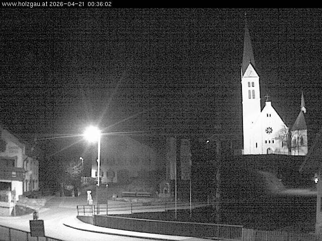 Archiv Foto Webcam Holzgau: Kirche