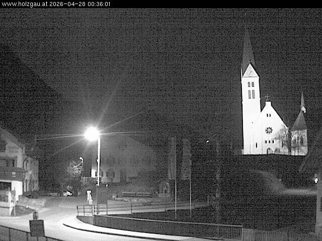 Archiv Foto Webcam Holzgau: Kirche