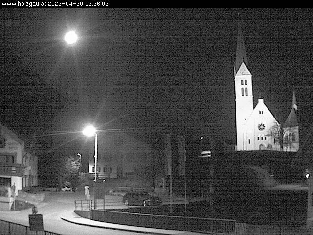 Archiv Foto Webcam Holzgau: Kirche