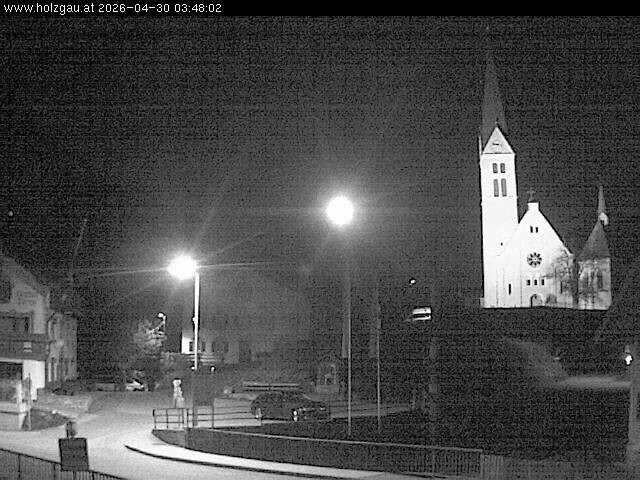 Archiv Foto Webcam Holzgau: Kirche