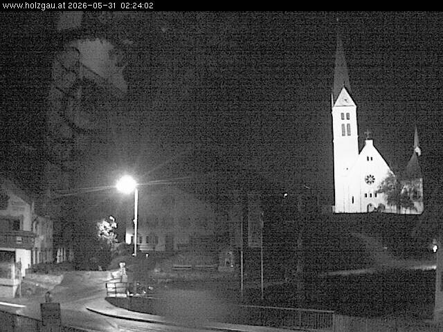 Archiv Foto Webcam Holzgau: Kirche