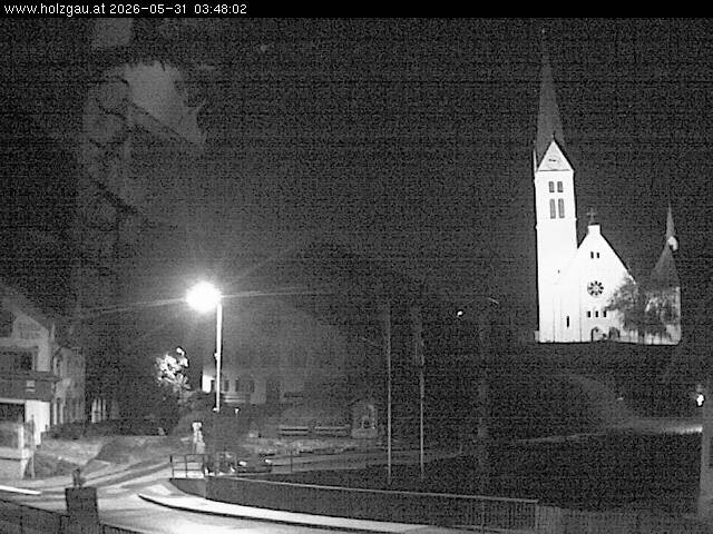 Archiv Foto Webcam Holzgau: Kirche