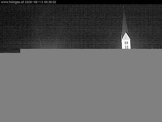 Archived image Webcam Holzgau center: Church