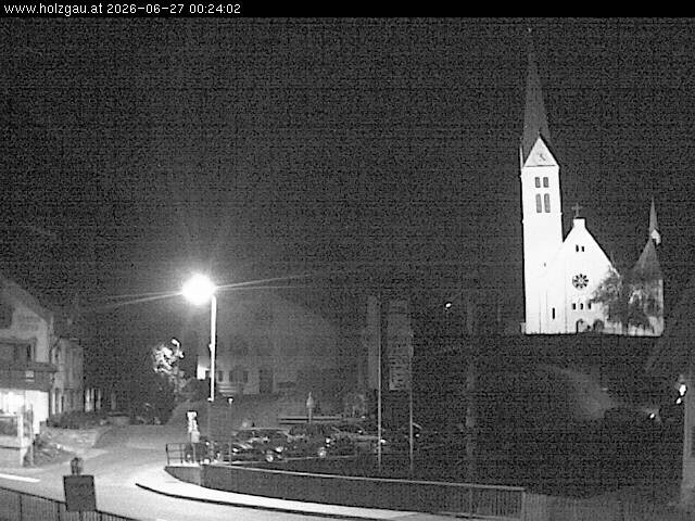Archiv Foto Webcam Holzgau: Kirche