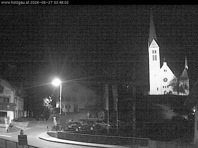 Archiv Foto Webcam Holzgau: Kirche
