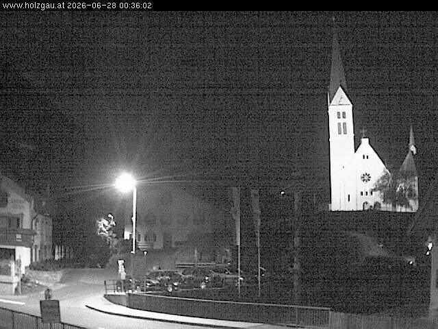 Archiv Foto Webcam Holzgau: Kirche