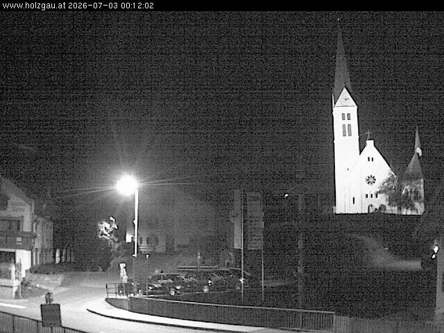 Archiv Foto Webcam Holzgau: Kirche