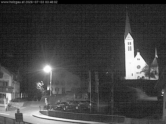 Archiv Foto Webcam Holzgau: Kirche