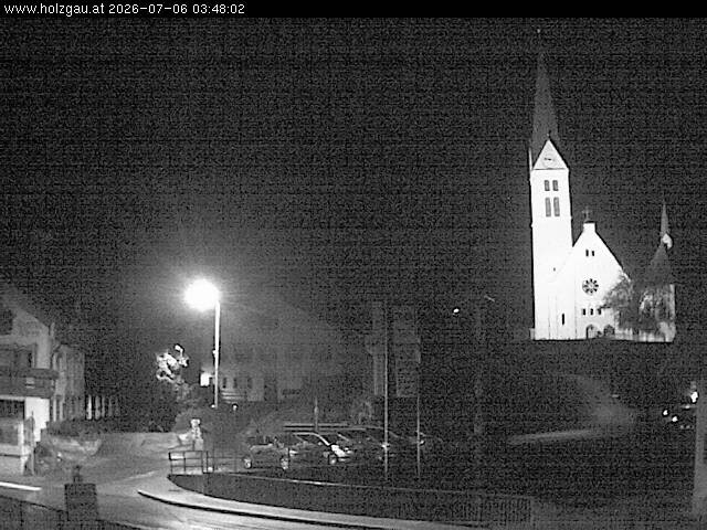 Archiv Foto Webcam Holzgau: Kirche