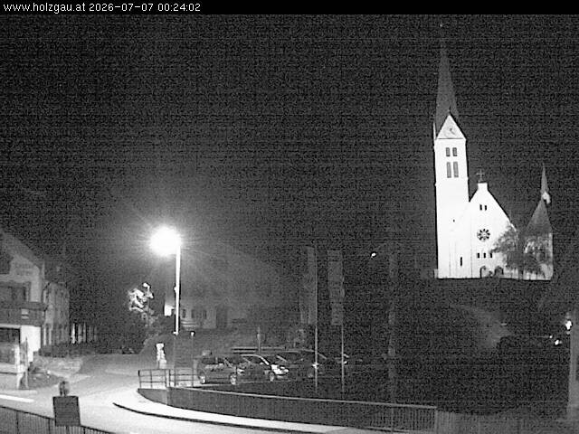 Archiv Foto Webcam Holzgau: Kirche