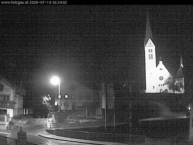 Archiv Foto Webcam Holzgau: Kirche